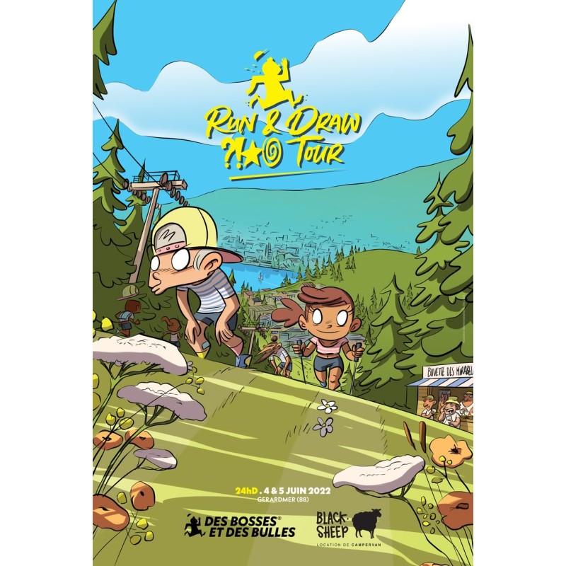Affiche 24hD+ (Run & Draw 2022)